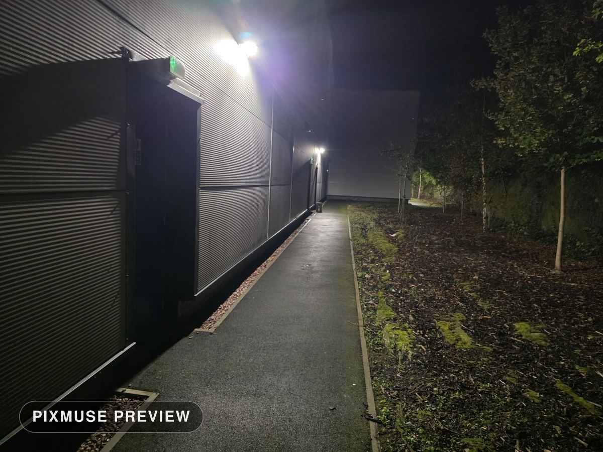 Floodlit Service Walkway