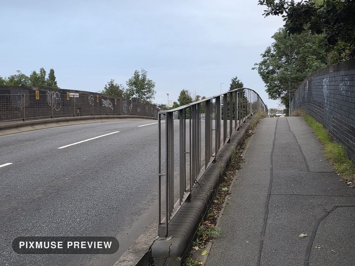 Bridge Railings Over a Carriageway