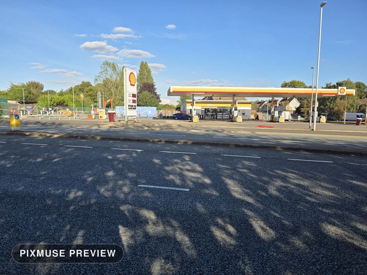Forecourt Through Dappled Shade